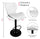 Silla de barra con respaldo alto