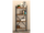 Estante minimalista de 5 niveles 210x20