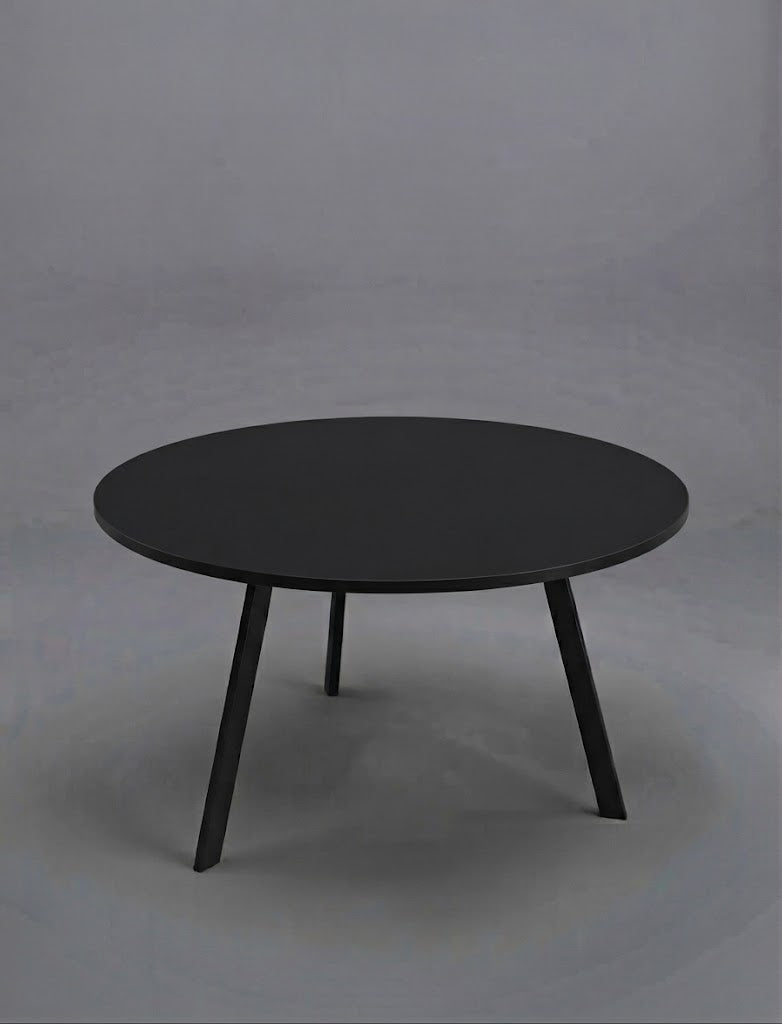 Mesa Redonda 6 Plazas 1.20m Metal / Madera