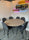 Mesa Redonda 6 Plazas 1.20m Metal / Madera