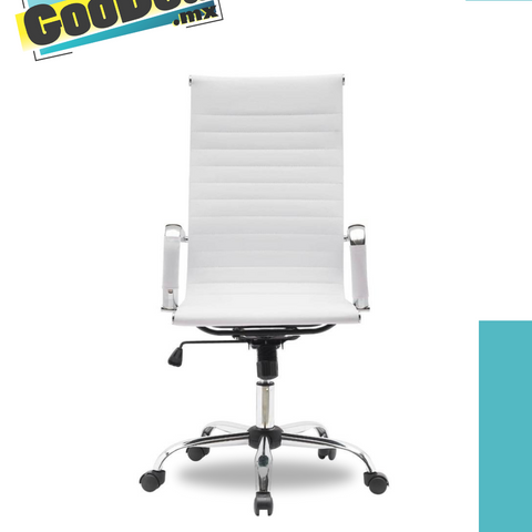 Silla ejecutiva Vista Vinipiel Base cromada