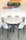 Mesa Redonda 6 Plazas 1.20m Metal / Madera