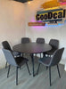 Mesa Redonda 6 Plazas 1.20m Metal / Madera