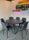 Mesa Redonda 6 Plazas 1.20m Metal / Madera