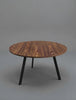 Mesa Redonda 6 Plazas 1.20m Metal / Madera