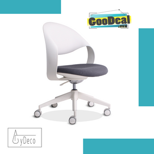 Silla De Escritorio Redonda Monte Carlo Blanca Envio gratis (Compra en línea)