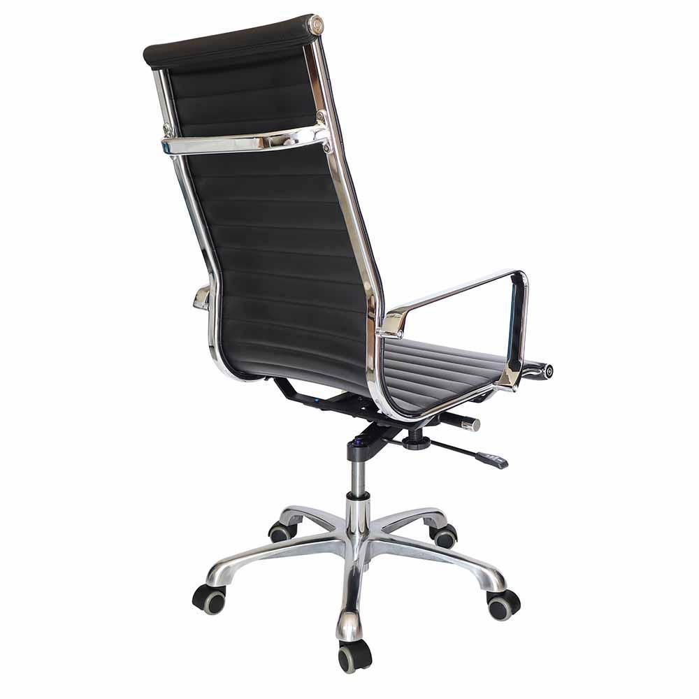 Silla ejecutiva Vista Vinipiel Base cromada