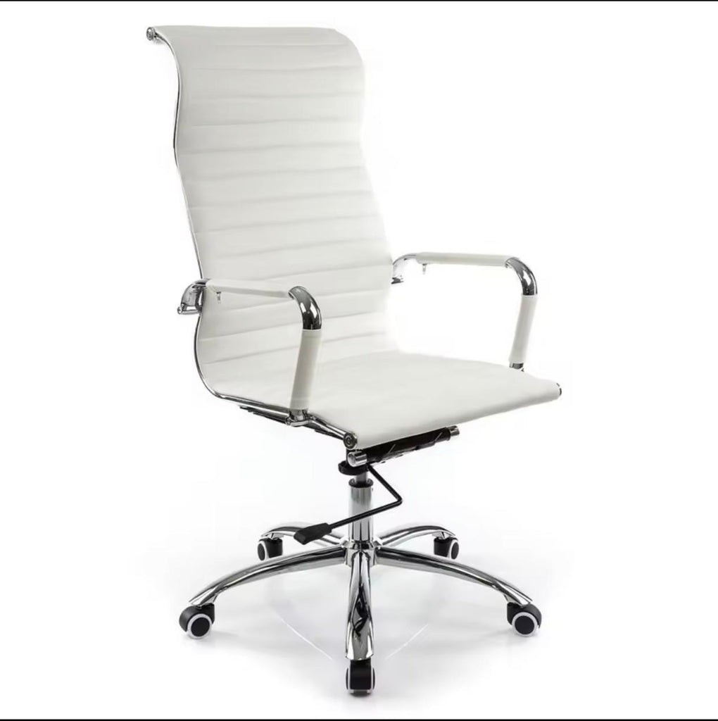 Silla ejecutiva Vista Vinipiel Base cromada