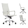 Silla ejecutiva Vista Vinipiel Base cromada
