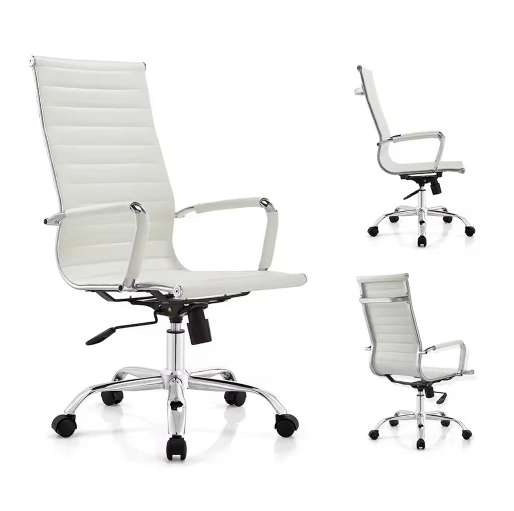Silla ejecutiva Vista Vinipiel Base cromada