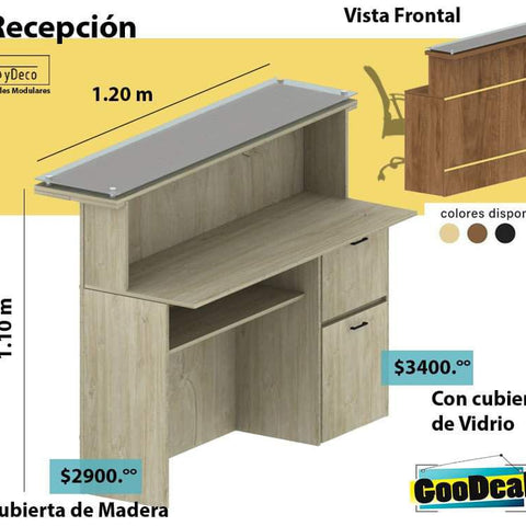 Recepción Mármol blanco con puertas