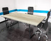 Mesa para sala de juntas 8 personas Base Metálica 2.40x1.10mts Sin contactos