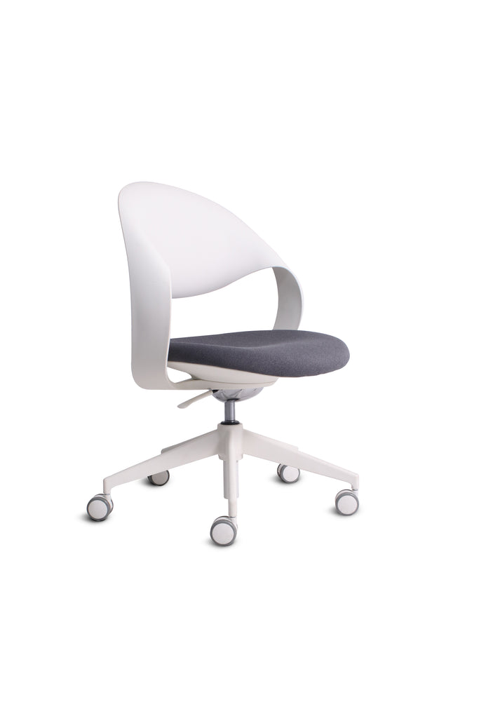Silla De Escritorio Redonda Monte Carlo Blanca Envio gratis (Compra en línea)
