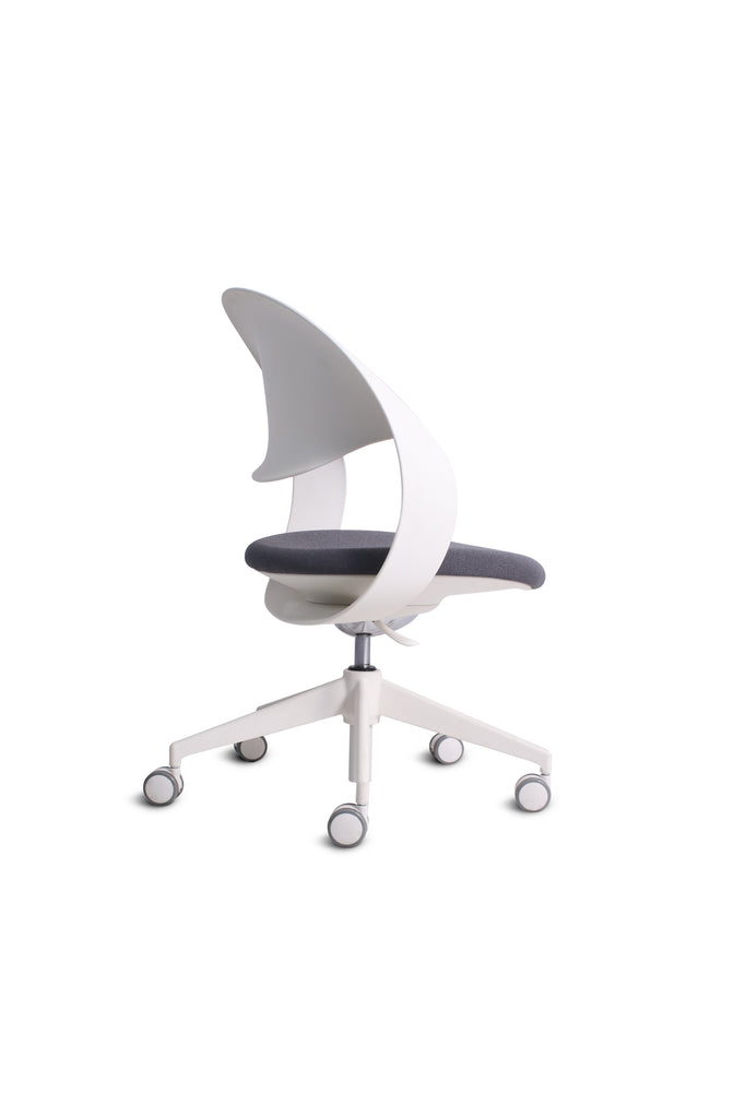 Silla De Escritorio Redonda Monte Carlo Blanca Envio gratis (Compra en línea)