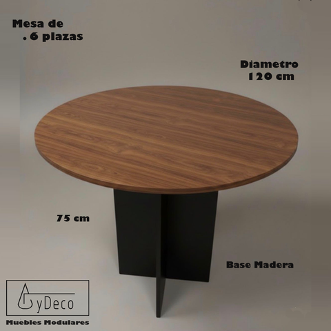 Mesa Redonda 6 Plazas