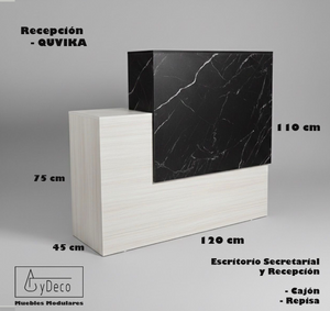 Recepcion Quvika/ Mármol negro