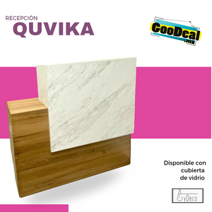 Recepción QUVIKA / Mármol Blanco