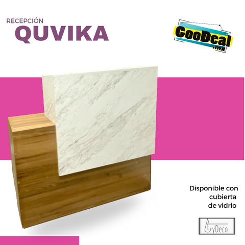 Recepción QUVIKA / Mármol Blanco