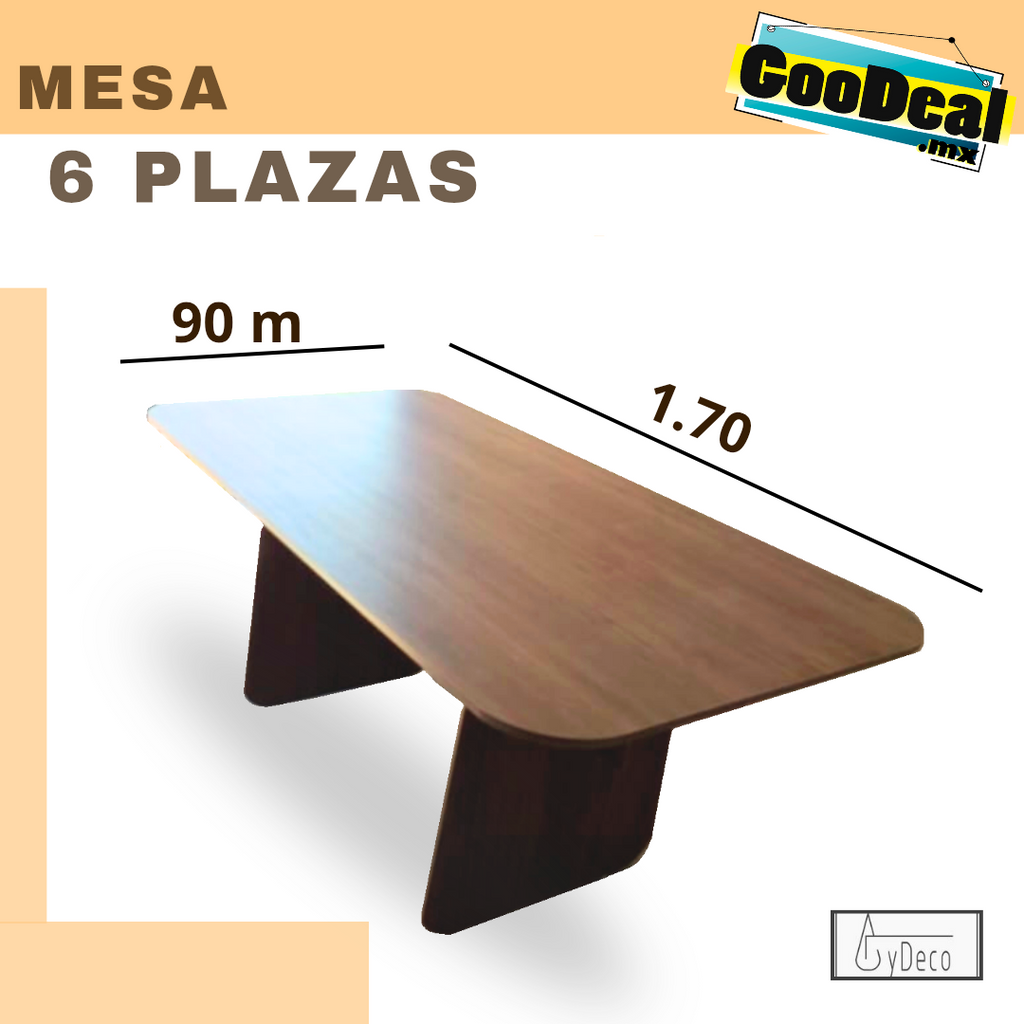 Mesa Multiusos 6 Plazas 170 x 90 cms