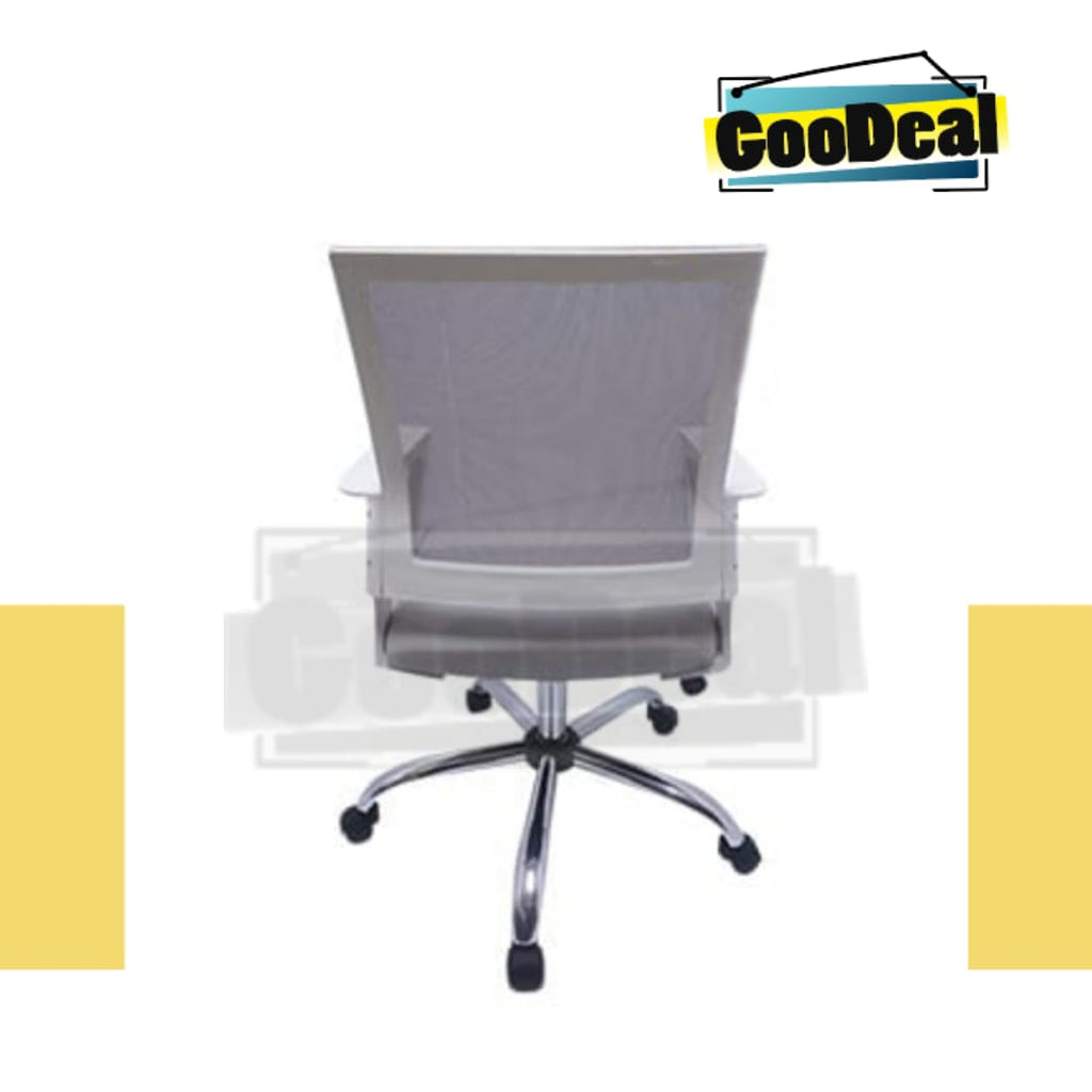 Silla para oficina, reclinable color gris Nordic