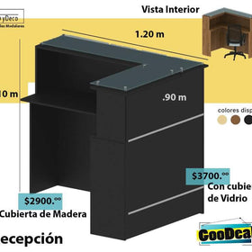 Recepcion en escuadra