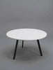 Mesa Redonda 6 Plazas 1.20m Metal / Madera