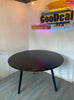 Mesa Redonda 6 Plazas 1.20m Metal / Madera