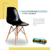 Escritorio con repisas latereles + Silla Eames