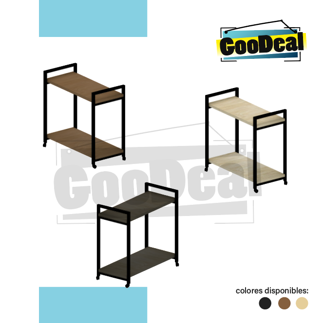 Estante Auxiliar de 30cm 65cm de altura